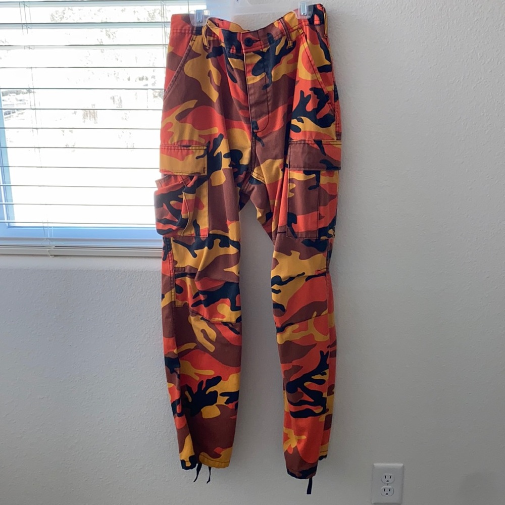 Zumies orange cargo pants